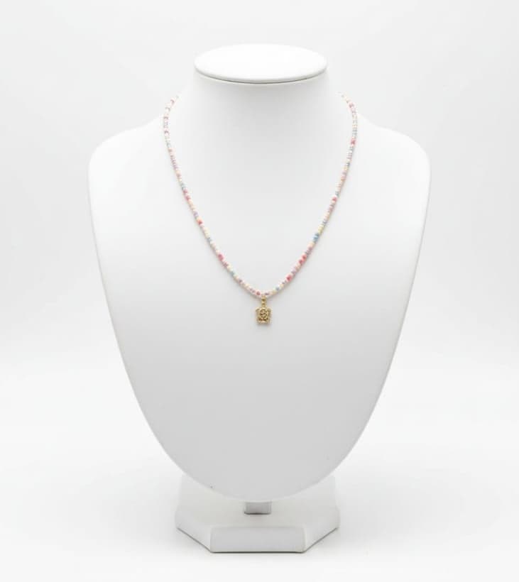 Turtle Inspired Beaded Necklace