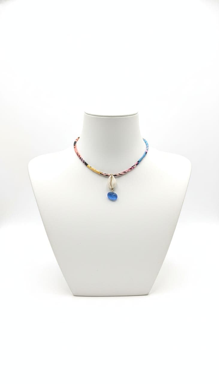 Beach Inspired Fabric Necklace
