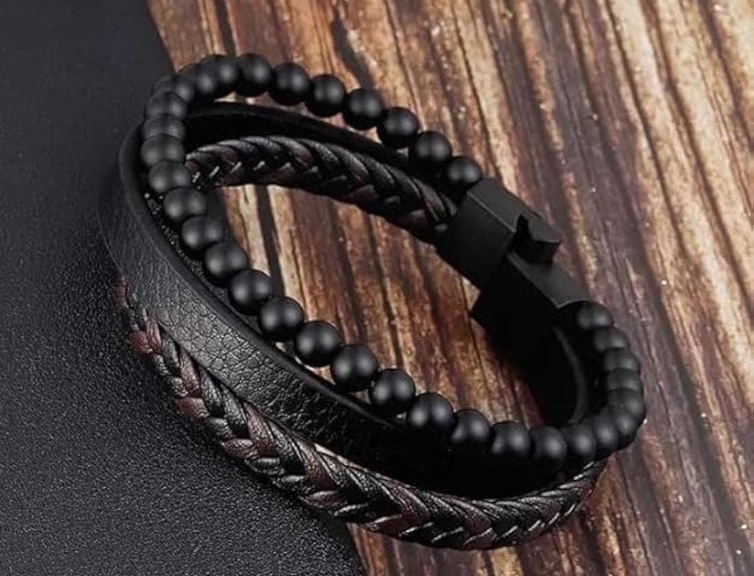 Black Brown Hunter Hand Band