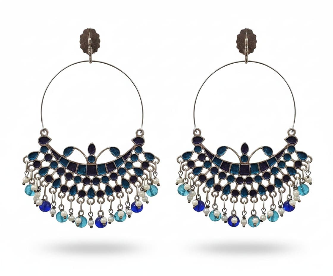 Oxidised Peacock Theme Bali